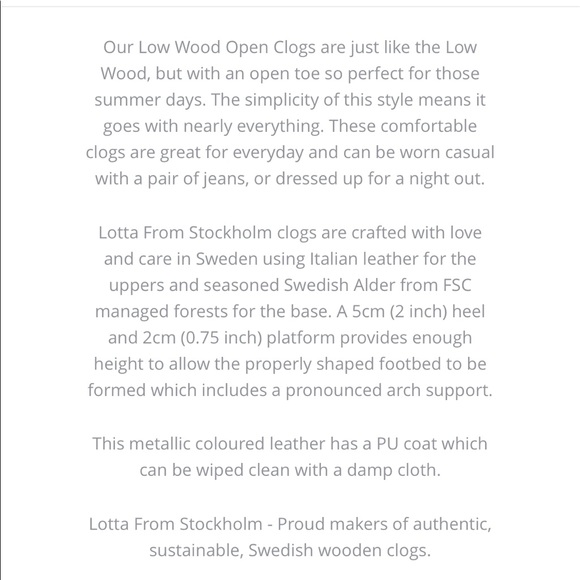 Lotta From Stockholm Low Wood Open in Rose Gold - Picture 8 of 13